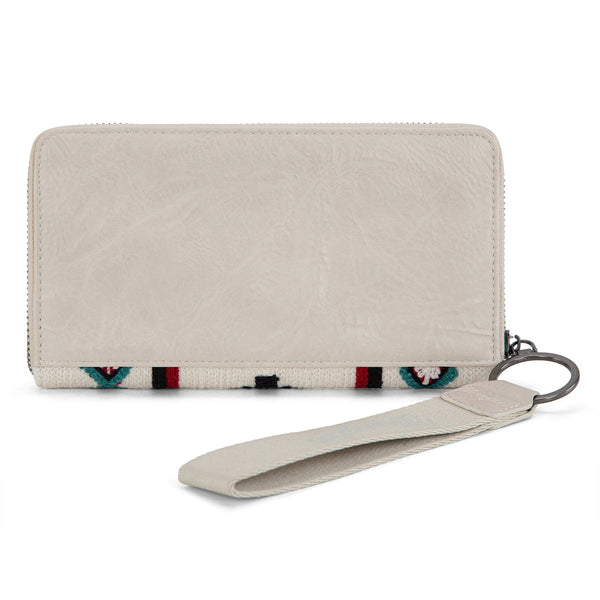 Wrangler Southwestern Knitted Wallet/Wristlet - Beige
