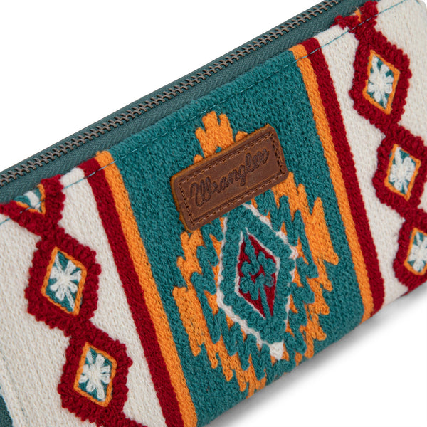 Wrangler Southwestern Knitted Wallet/Wristlet - Navy