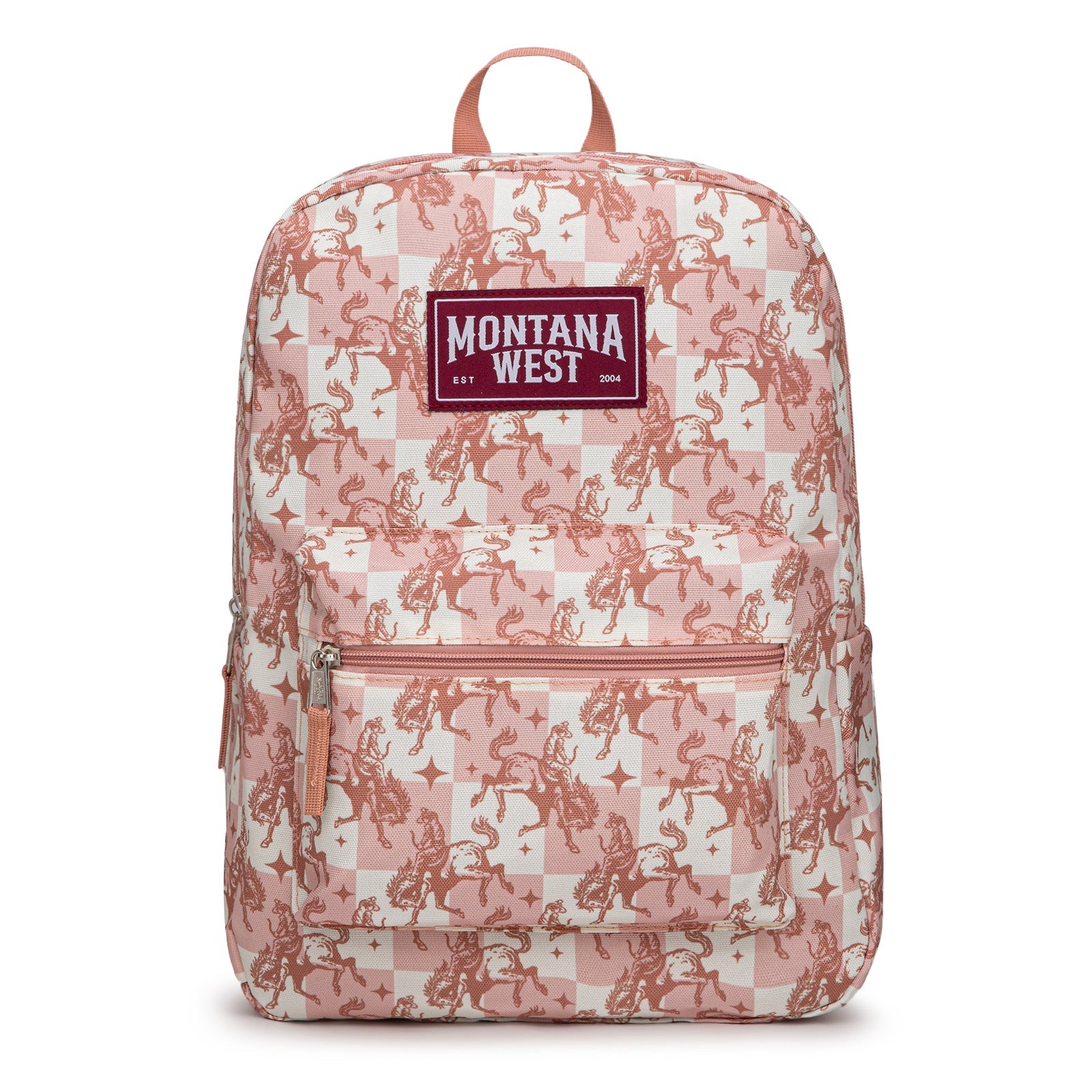 Montana West Bucking Cowgirl Print Backpack