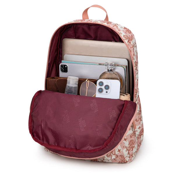 Montana West Bucking Cowgirl Print Backpack