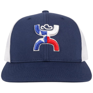 Hooey "TEXICAN" NAVY/WHITE HAT