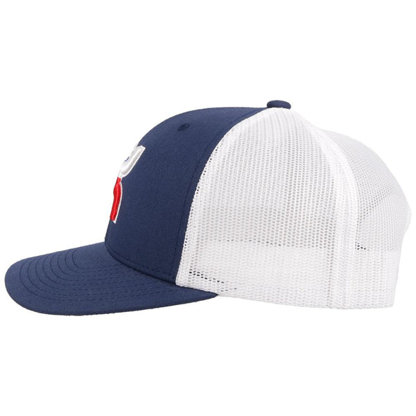 Hooey "TEXICAN" NAVY/WHITE HAT