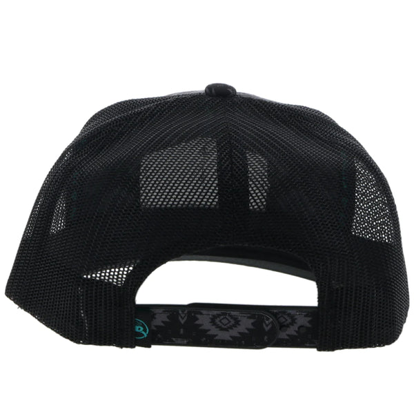 HOOEY "TRIBE" BLACK W/ AZTEC PRINT HAT
