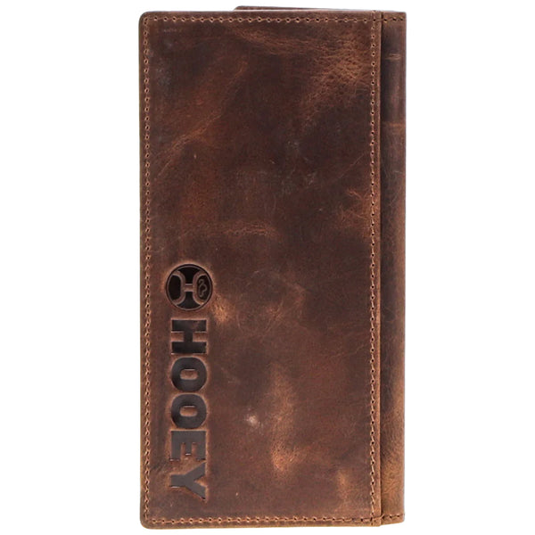 HOOEY
"HOOEY 2.0" BROWN W/BLACK & TURQUOISE RODEO WALLET