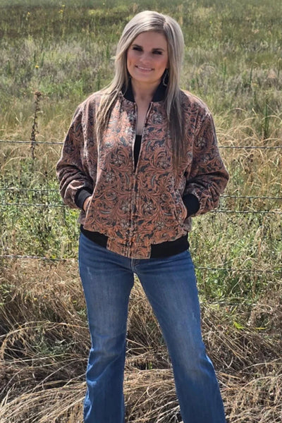 KEEP IT WESTERN BOMBER JACKET