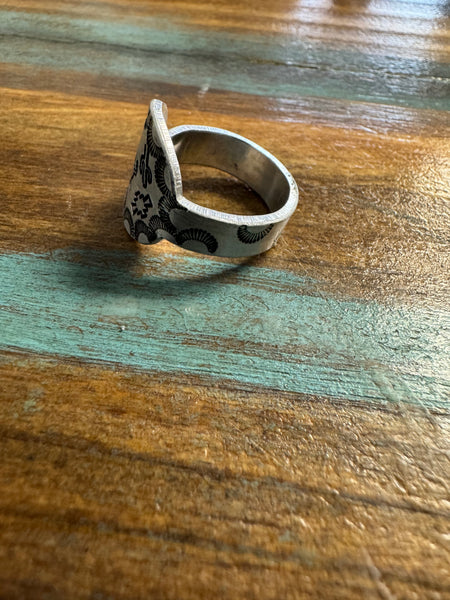 Bronc Cactus Aztec Ring