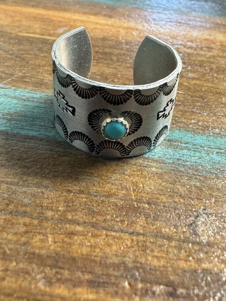 Turq Aztec Ring