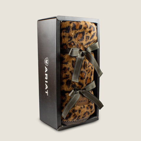 ARIAT LEOPARD SNUGGLE BLANKET