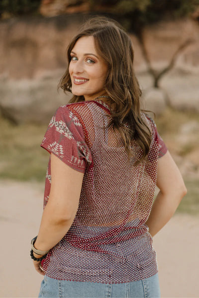 SPARKLE COUNTRY TOP