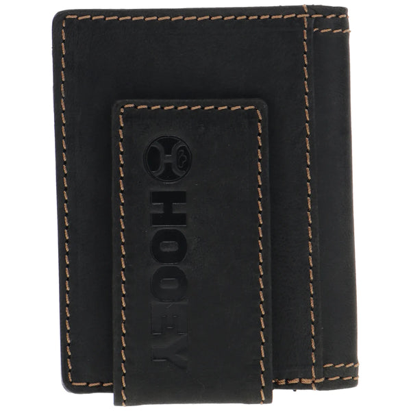 HOOEY "HOOEY ORIGINAL " BIFOLD MONEY CLIP BLACK W/LAKOTA PRINT