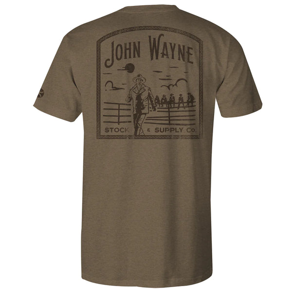 HOOEY "JOHN WAYNE" LIGHT BROWN T-SHIRT