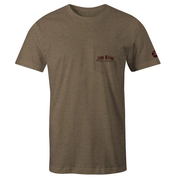 HOOEY "JOHN WAYNE" LIGHT BROWN T-SHIRT