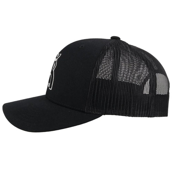 HOOEY "PUNCHY" SNAPBACK BLACK HAT