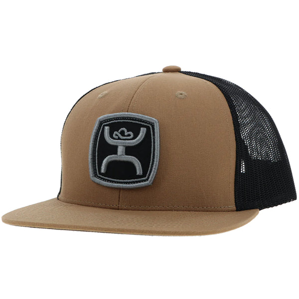 HOOEY "ZENITH" HAT TAN/BLACK W/BLACK & CHARCOAL PATCH