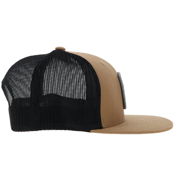 HOOEY "ZENITH" HAT TAN/BLACK W/BLACK & CHARCOAL PATCH