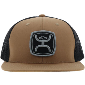 HOOEY "ZENITH" HAT TAN/BLACK W/BLACK & CHARCOAL PATCH