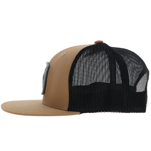 HOOEY "ZENITH" HAT TAN/BLACK W/BLACK & CHARCOAL PATCH