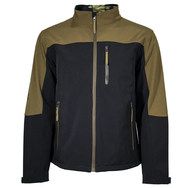 HOOEY "HOOEY SOFTSHELL JACKET" BLACK/OLIVE