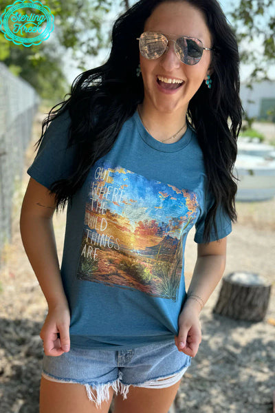 OUT WHERE THE WILD THINGS ARE TEE