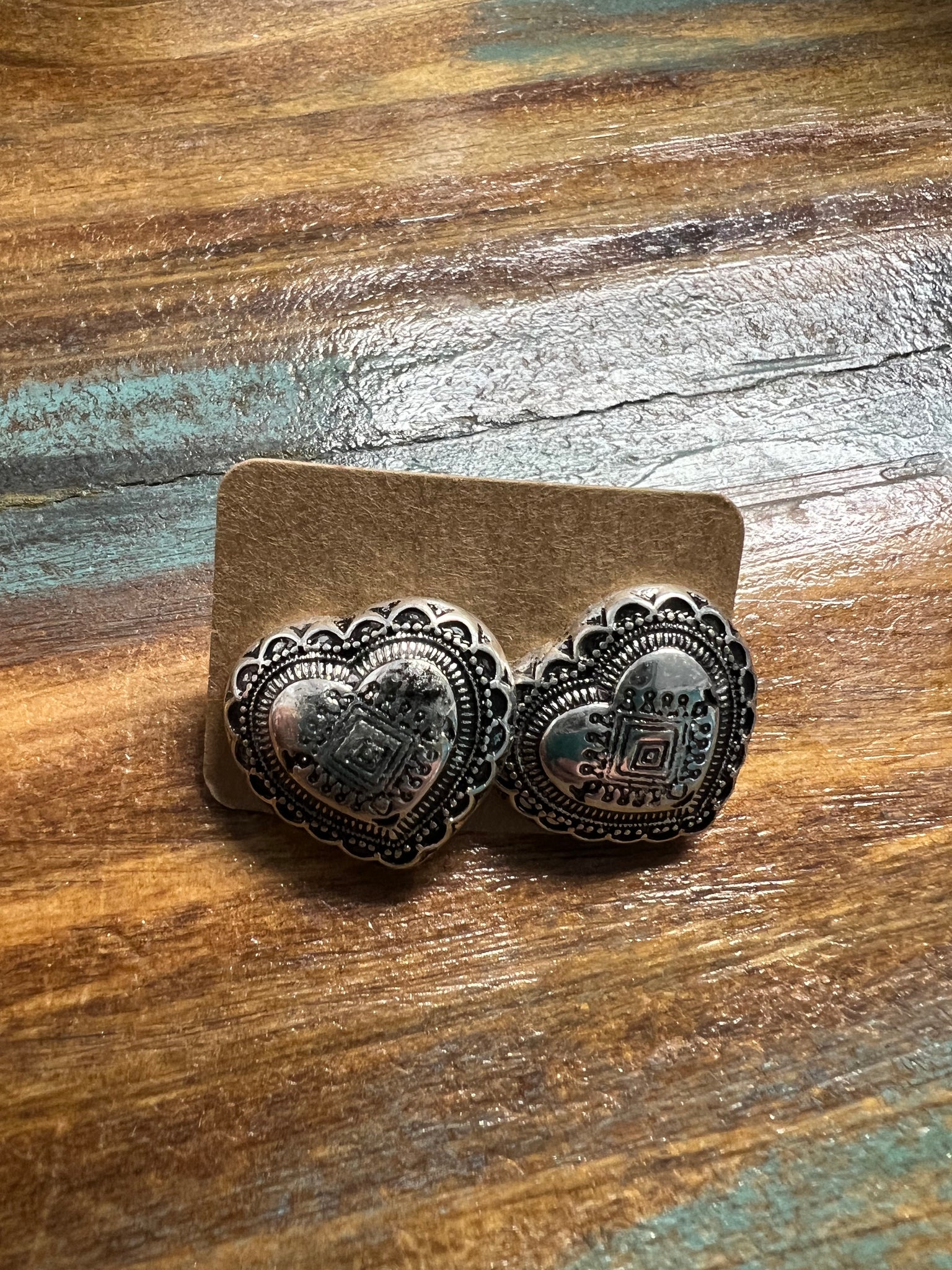 Antique Engraved Earrings