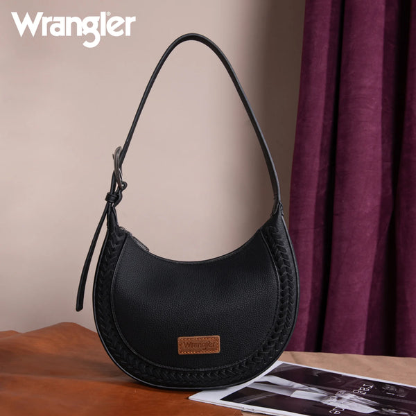 Wrangler Whipstitch Crescent Crossbody