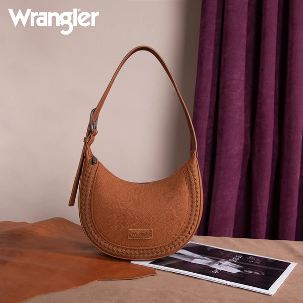 Wrangler Whipstitch Crescent Crossbody