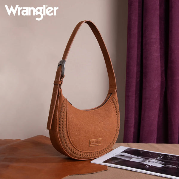 Wrangler Whipstitch Crescent Crossbody