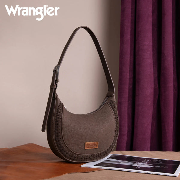 Wrangler Whipstitch Crescent Crossbody