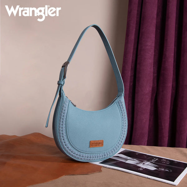 Wrangler Whipstitch Crescent Crossbody