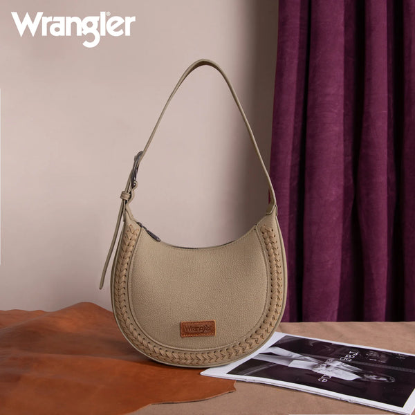 Wrangler Whipstitch Crescent Crossbody