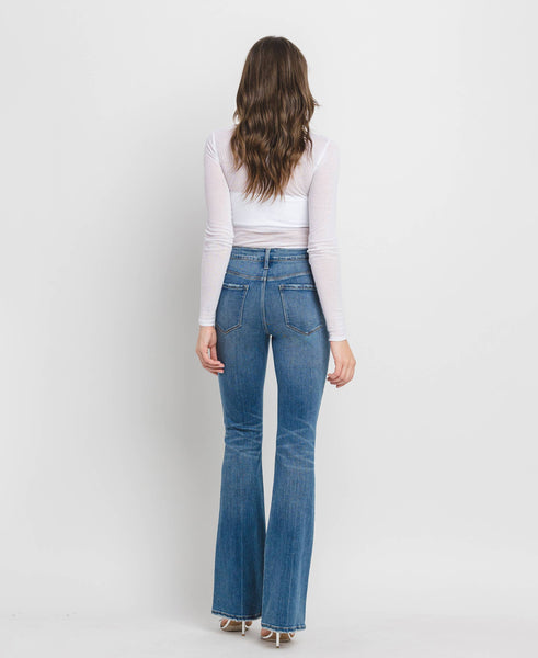 FLYING MONKEY HIGH RISE FULL LENGTH BOOTCUT JEANS