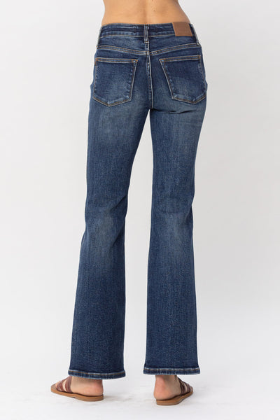 Judy Blue Mid-Rise Vintage Wash Rugged Bootcut