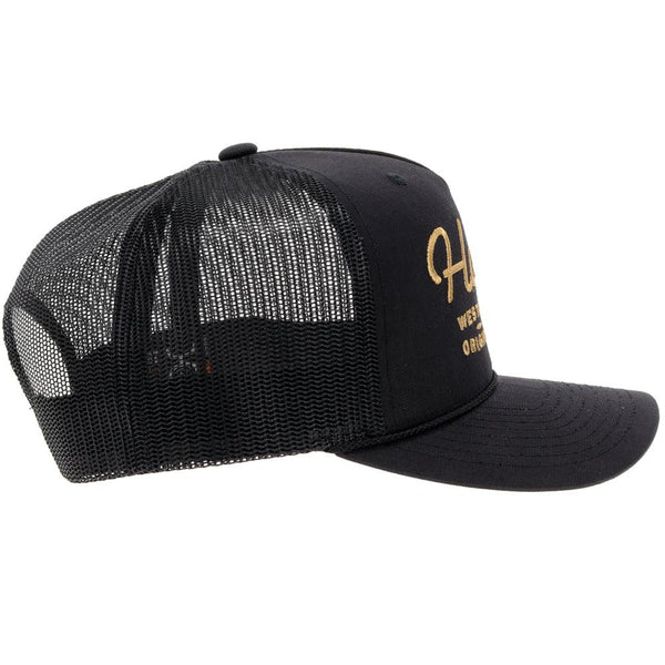 "OG" BLACK W/GOLD STITCHING HAT