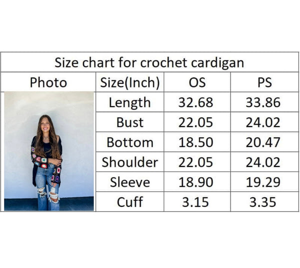 Crochet Sleeve Cardigan