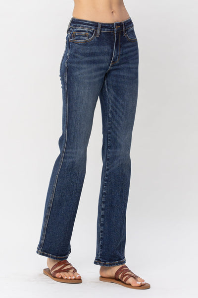 Judy Blue Mid-Rise Vintage Wash Rugged Bootcut