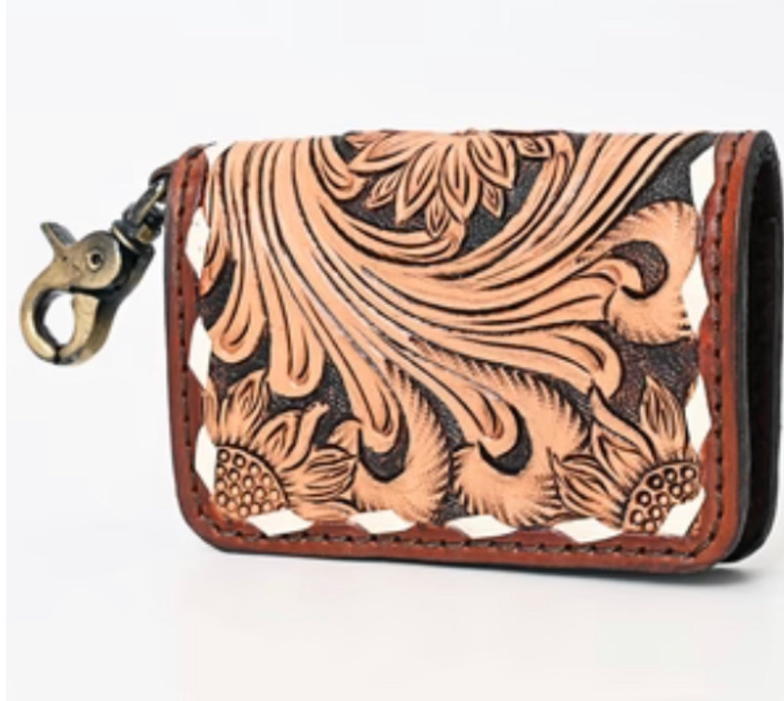 American Darling Tooled Coin Purse