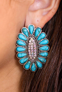 Turquoise Eternity Earrings
