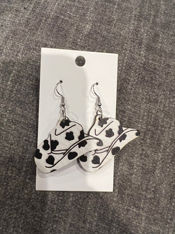 Cow Print Earrings