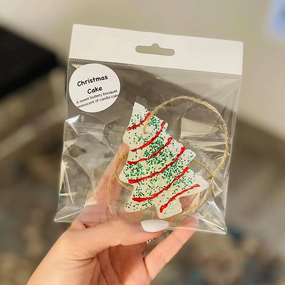 Christmas Cake Car Freshies