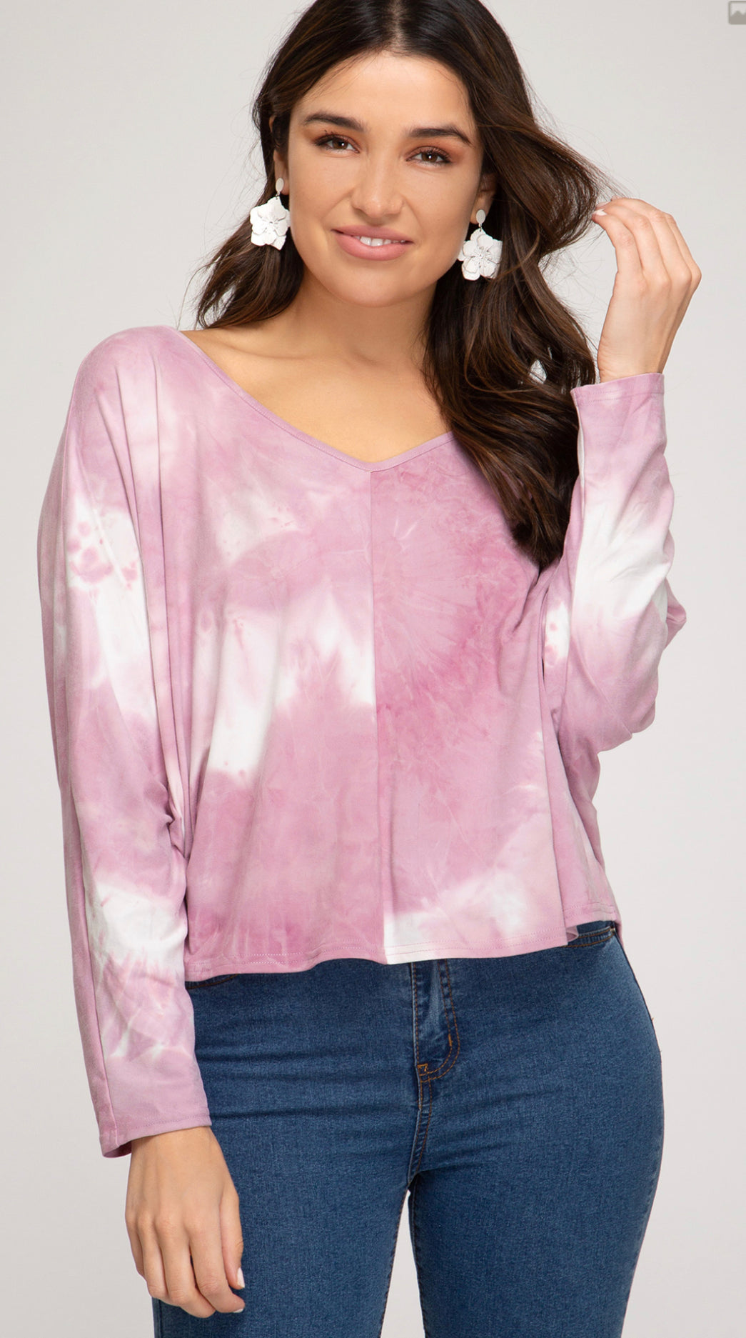 Tie Dyed Knit Top