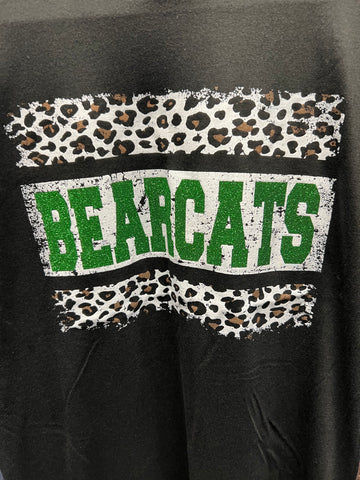 Bearcats White Leopard Spirit Tee