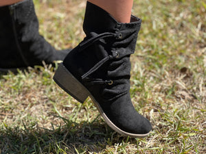Sydney Laced Tie Booties