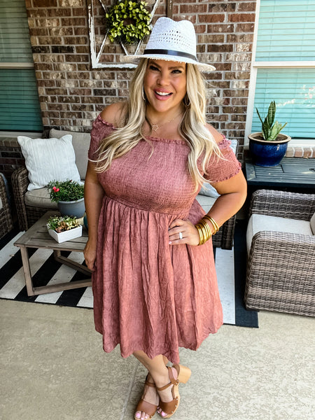 HADLEY SMOCKED DRESS