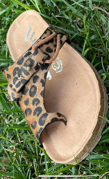 Very G By The Sea Sandals- Leopard