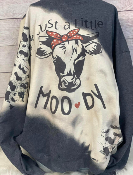 Just a little Moody Bleached Sweatshirt