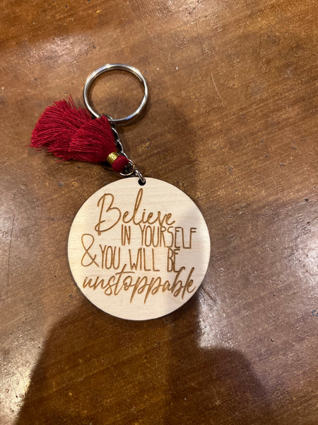 Laser engraved key Chains
