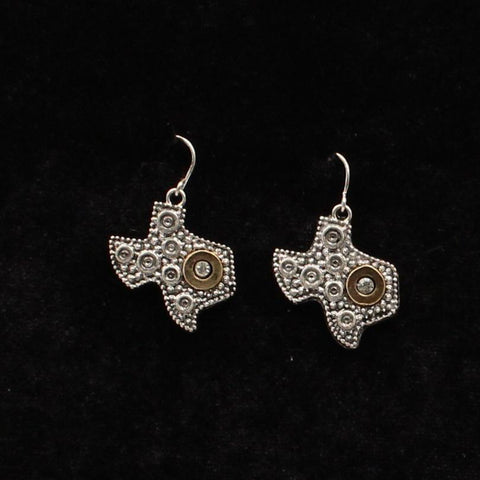 Silver Strike Texas Earrings