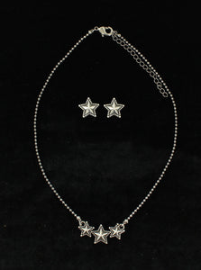 Blazin Roxx Star Necklace & Earring Set