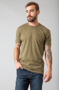 Kimes Shielded Trucker-Shirt-Military Green