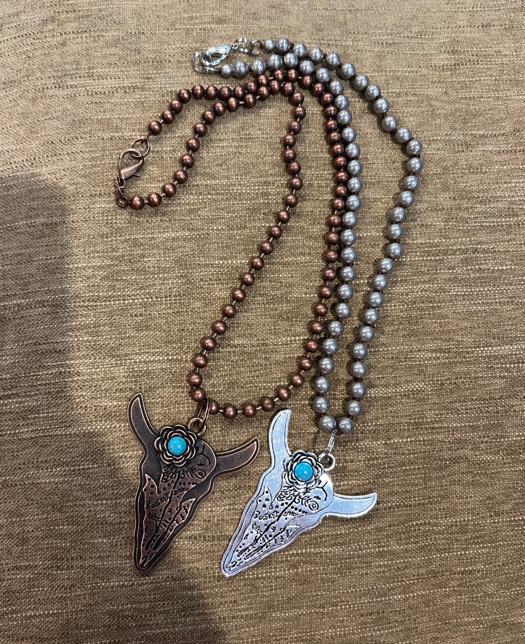 Bull Head Necklace